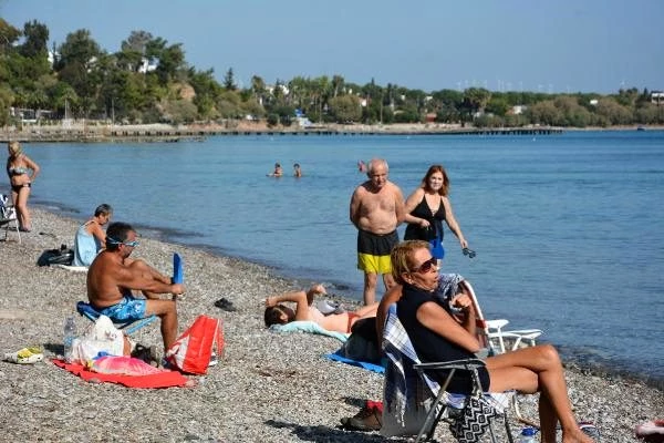 Datça'da kasım ayında deniz keyfi