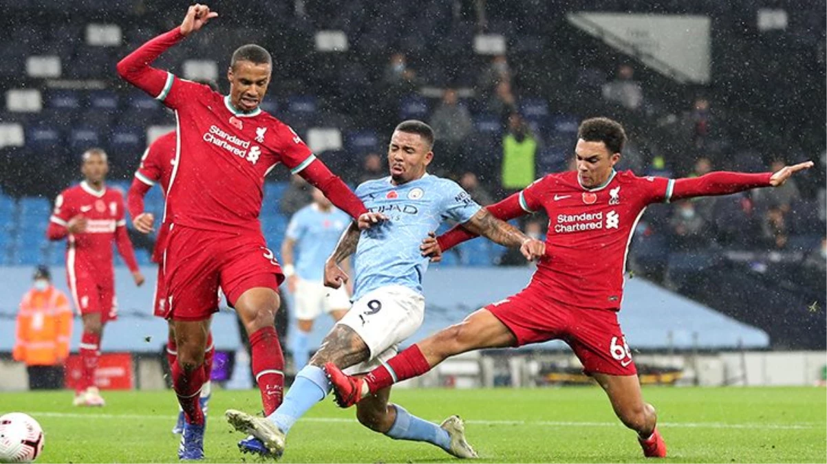 Manchester City, sahasında Liverpool ile 1-1 berabere kaldı