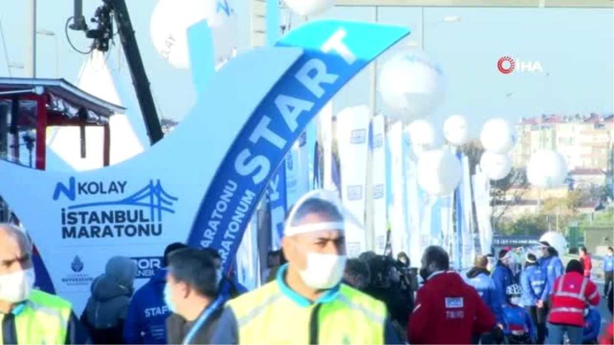 N Kolay 42. İstanbul Maratonu başladı (Köprü detayları)