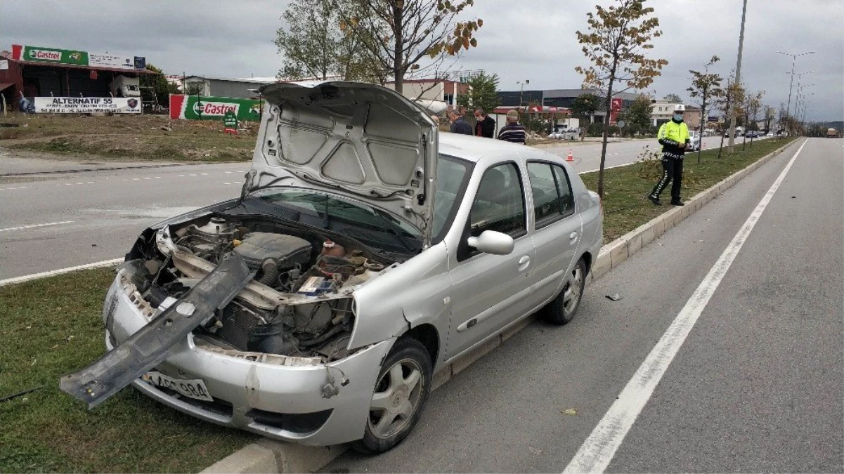 Son dakika haberleri! Samsun\'da trafik kazası: 2 yaralı