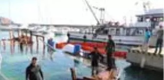 Alanya'da batan tur teknesi sudan çıkarıldı