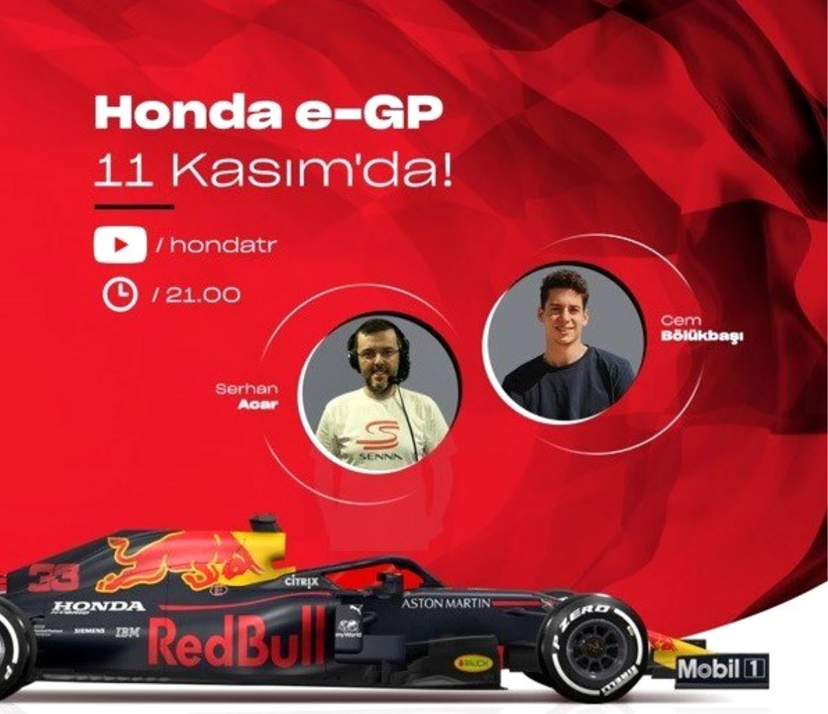 Honda\'dan F1 tutkunları için e-GP turnuvası