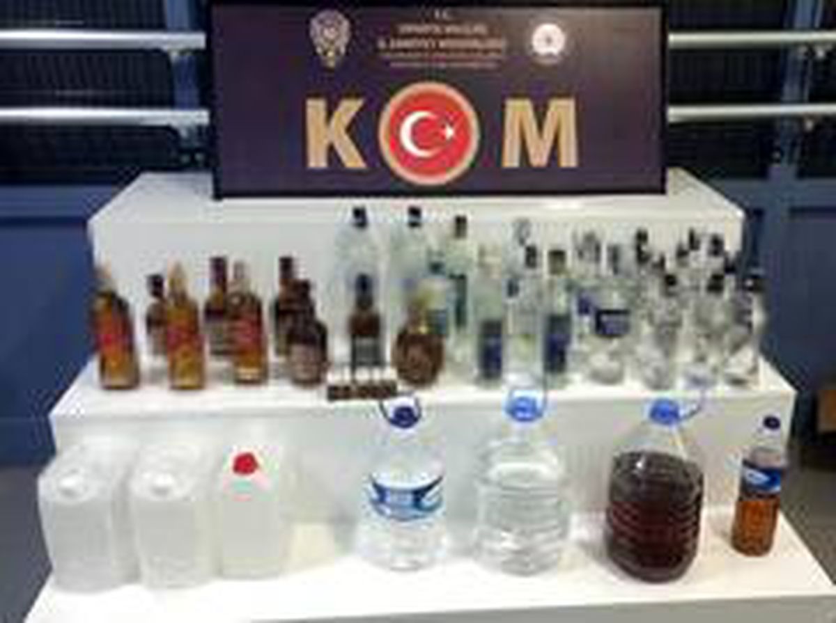 Isparta\'da sahte içki operasyonu
