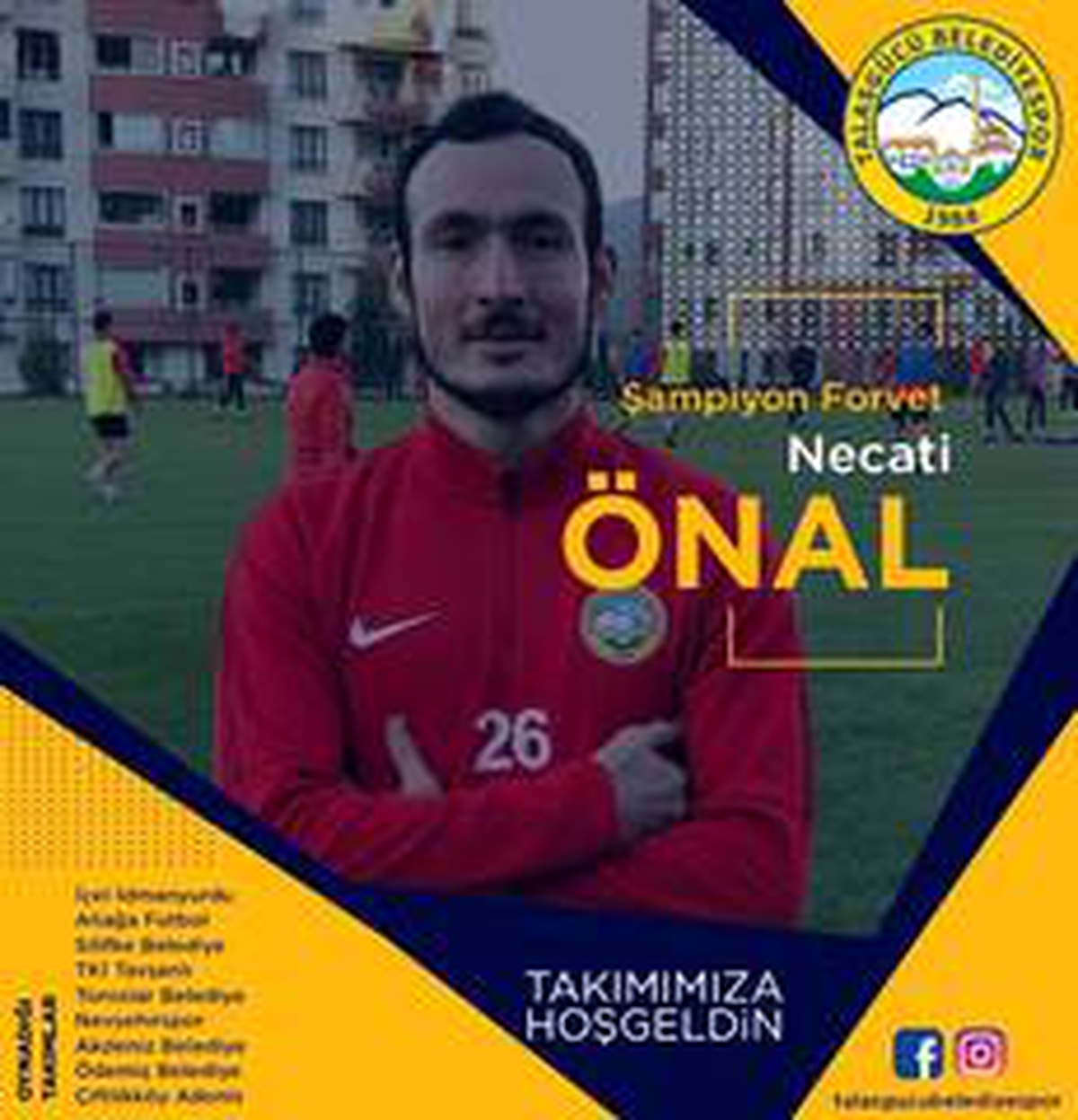 Son dakika haberi | Talasgücü Belediyespor\'a yeni golcü