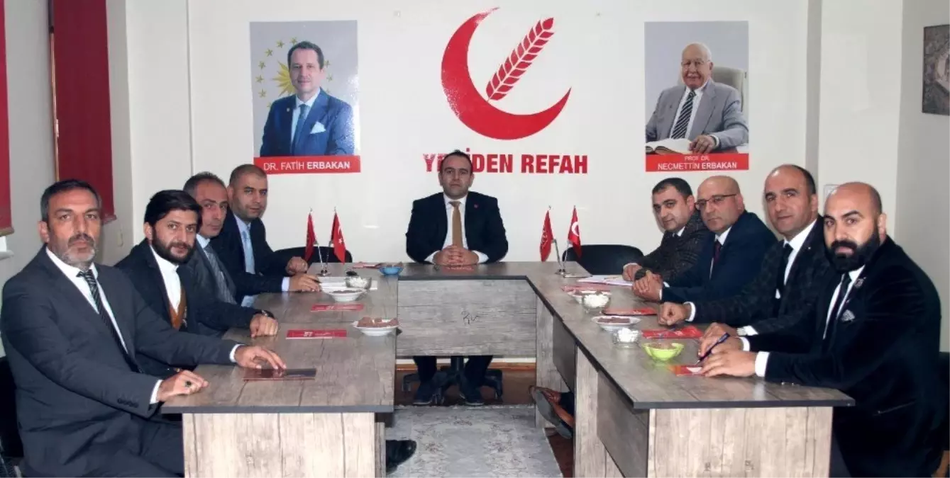 Yeniden Refah Partisi Palandöken teşkilatında görev dağılımı yapıldı