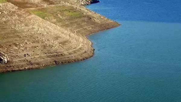 Yuvacık Barajı'nda su seviyesi yüzde 24'e düştü