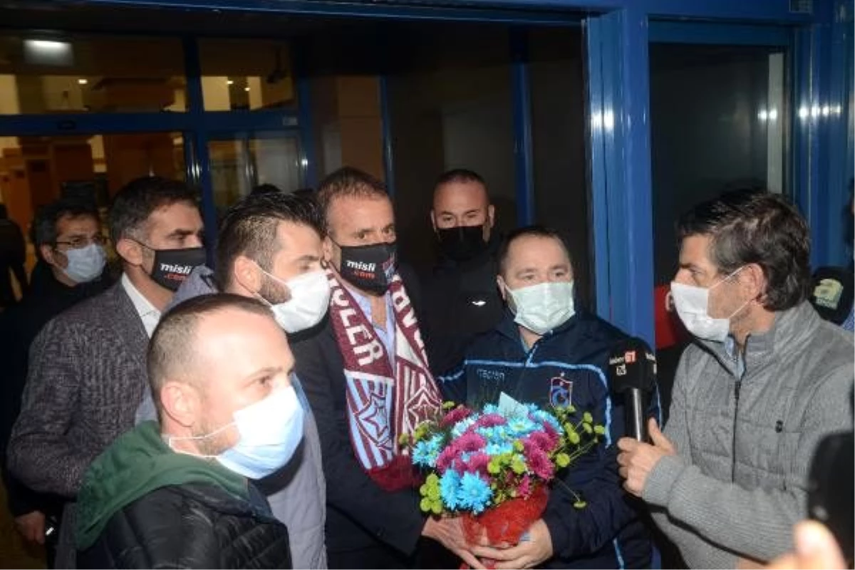 Abdullah Avcı\'ya Trabzon\'da coşkulu karşılama