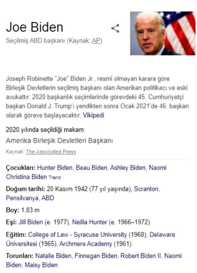 Ekonomi başkanlığına getirilen Lütfi Elvan ve ABD Başkanı seçilen Joe Biden aynı üniversitede eğitim gördü.