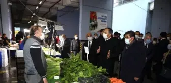 İstanbul Valisi Yerlikaya'dan Esenler'de koronavirüs denetimi