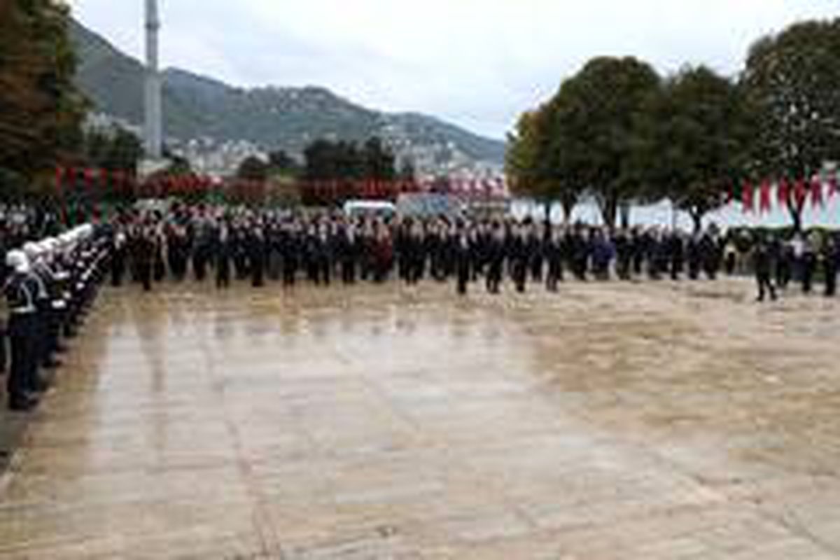 Ordu\'da 10 Kasım töreni