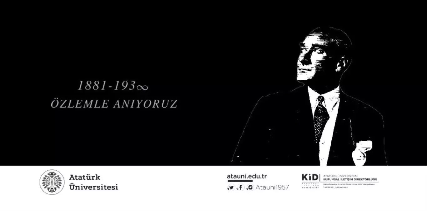 Rektör Çomaklı\'dan 10 Kasım Atatürk\'ü Anma Günü mesajı