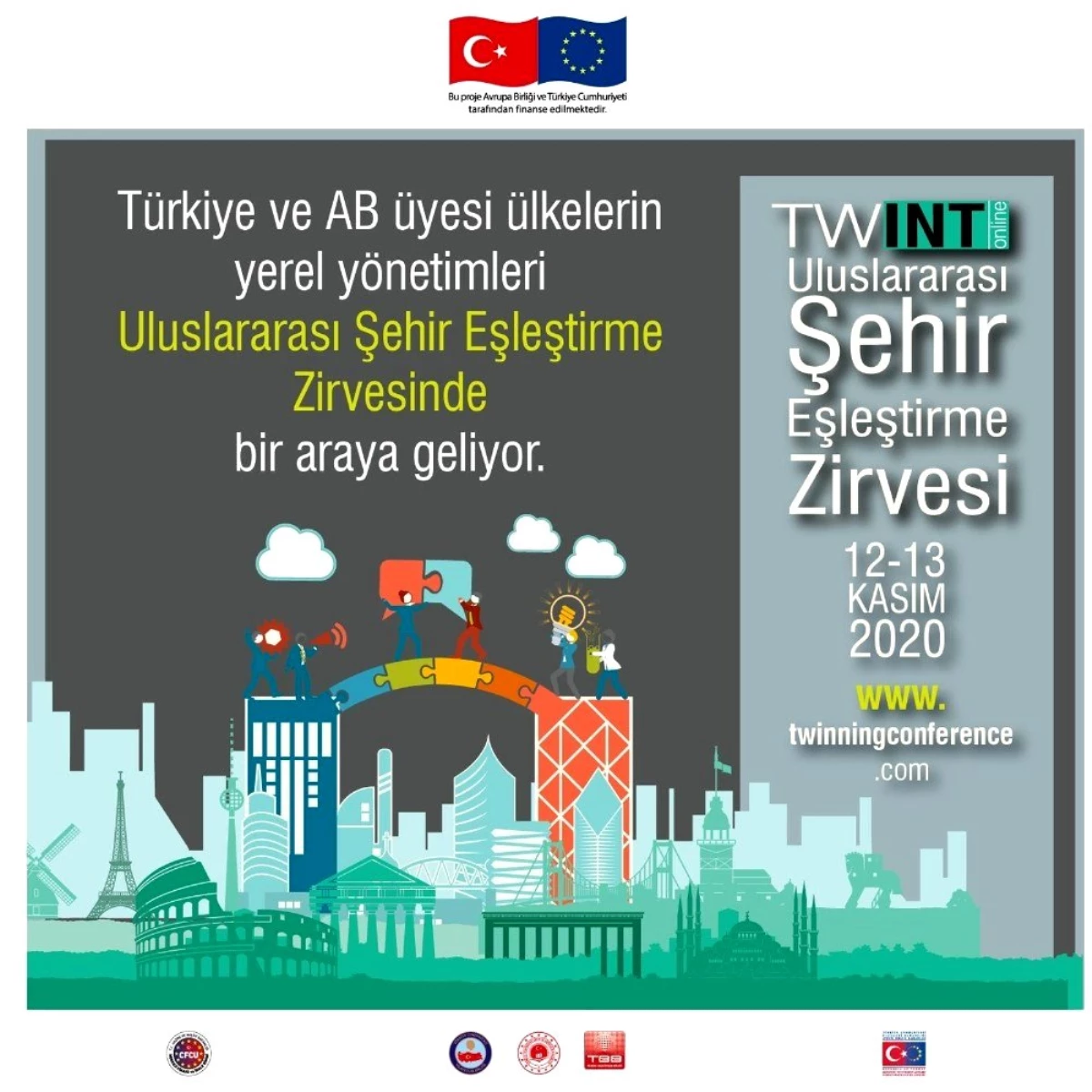 Türkiye ve AB\'den yerel yönetimler, \'Uluslararası Şehir Eşleştirme Zirvesi\'nde buluşacak
