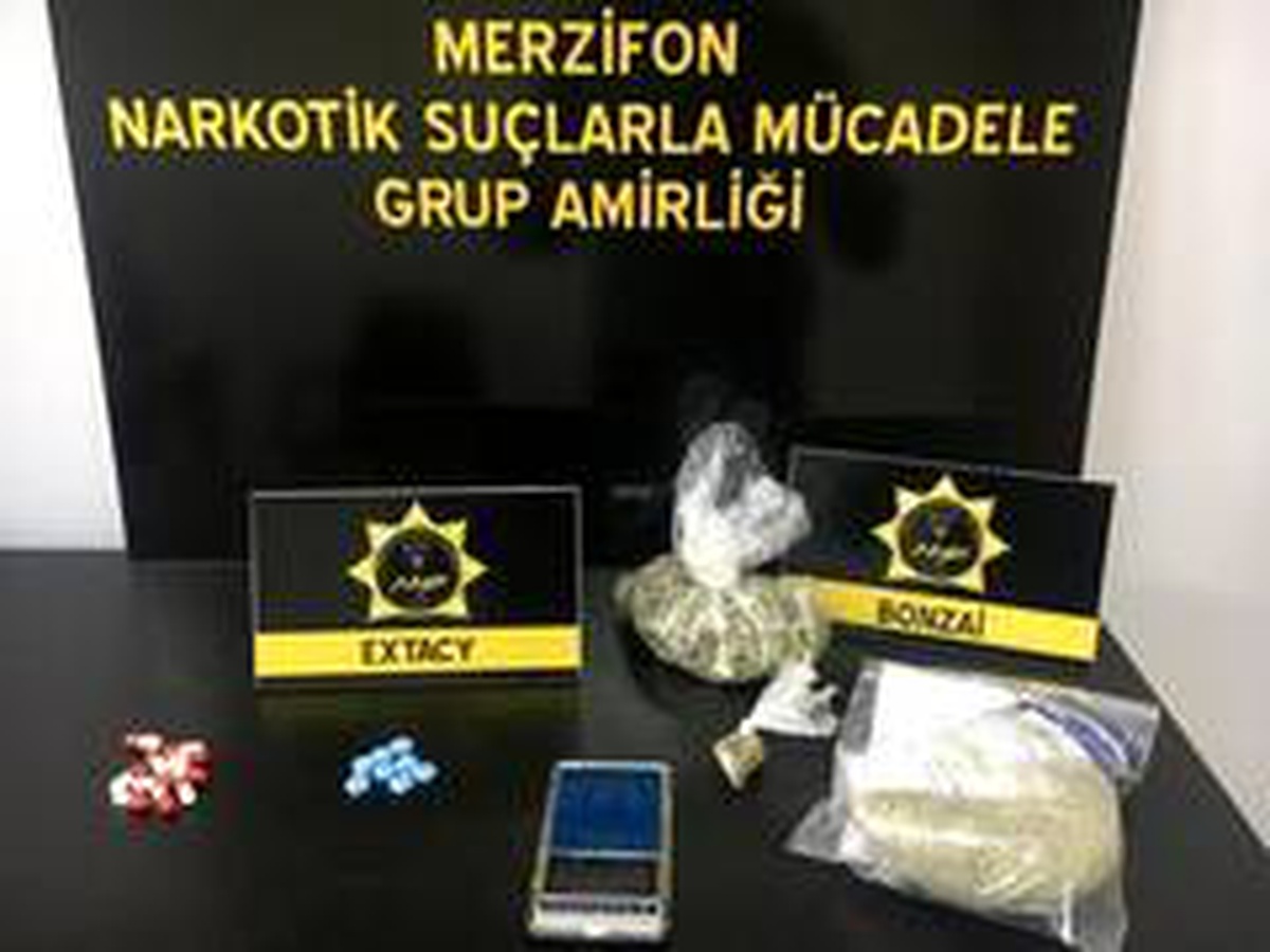 Amasya\'da uyuşturucu operasyonu: 3 gözaltı