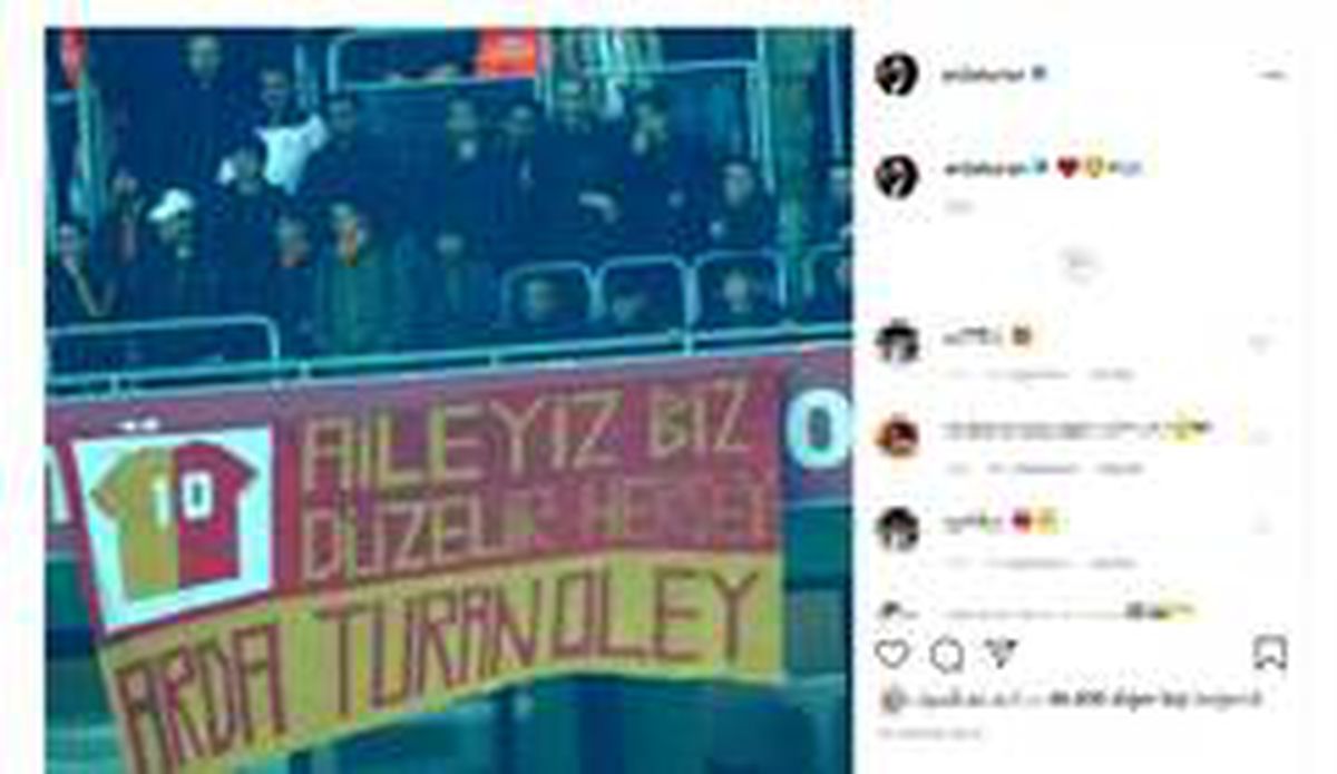 Arda Turan\'dan Galatasaray paylaşımı