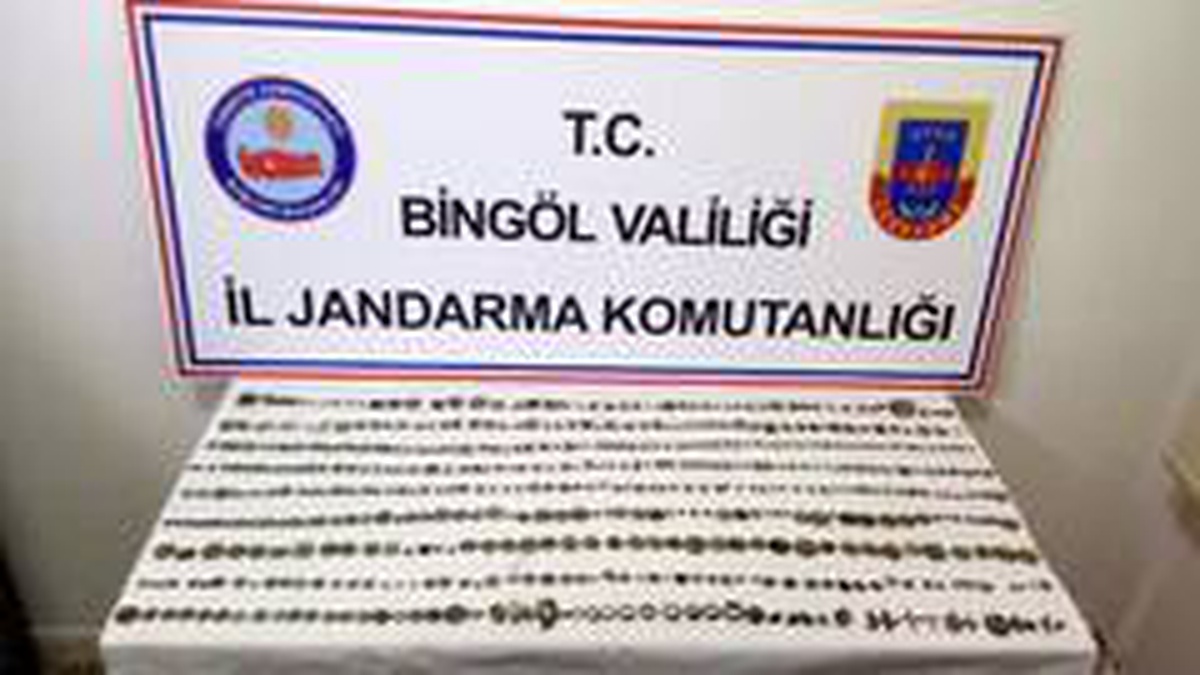 Son dakika... Bingöl\'de 536 adet tarihi eser ele geçirildi, 2 şüpheli gözaltına alındı