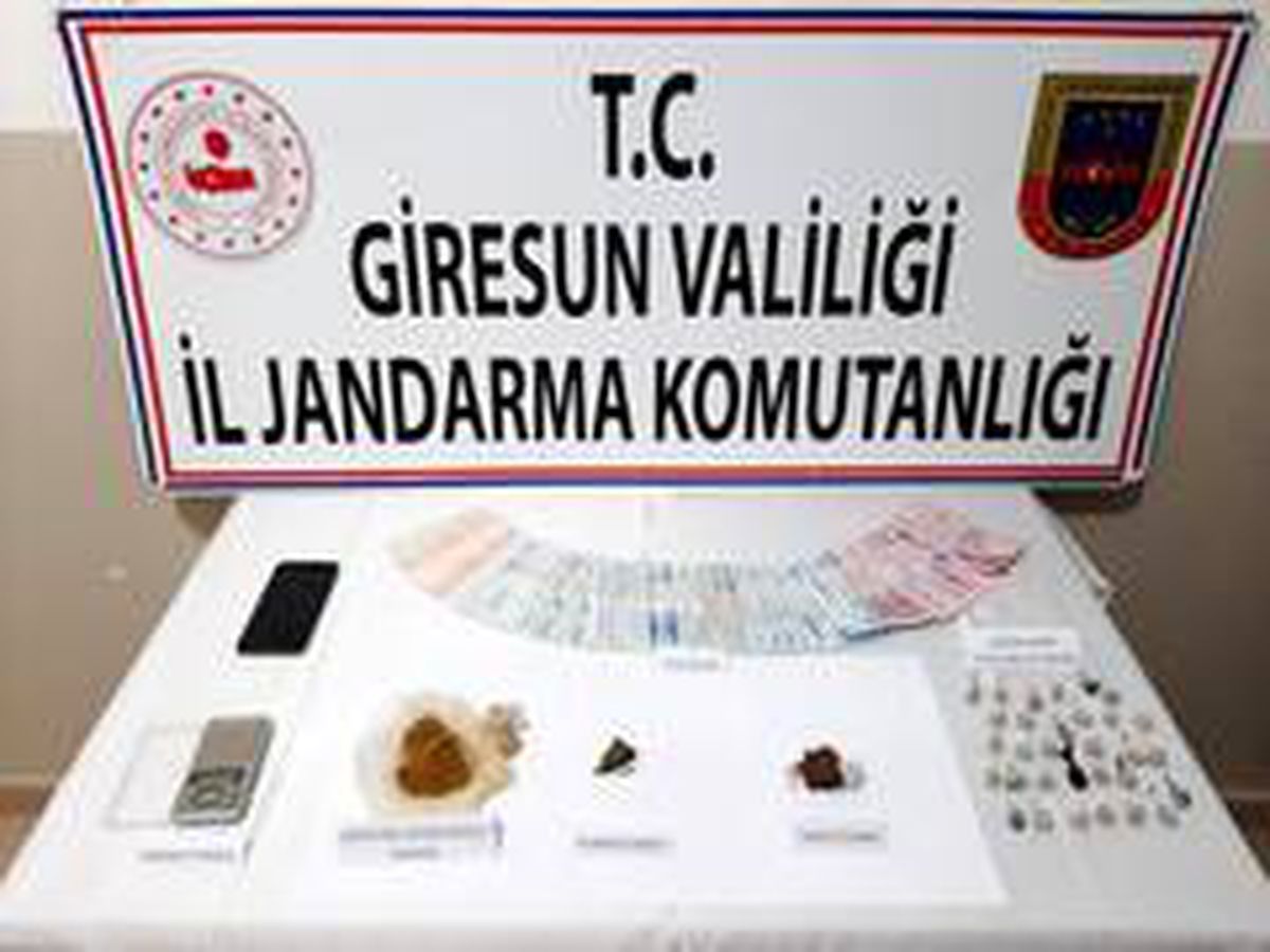 Giresun\'da uyuşturucu operasyonu