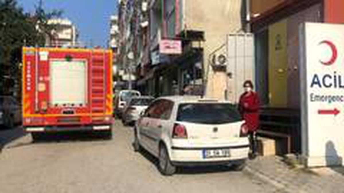 Hastanede korkutan yangın