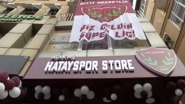 Hatayspor Store Un Ikinci Magazasi Acildi Son Dakika Spor hatayspor store un ikinci magazasi