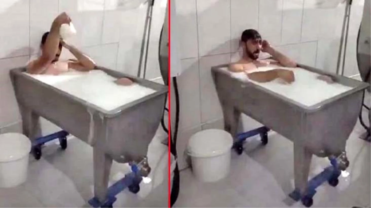 Konya\'daki süt banyosu skandalına imza atan çalışanlar tahliye edildi