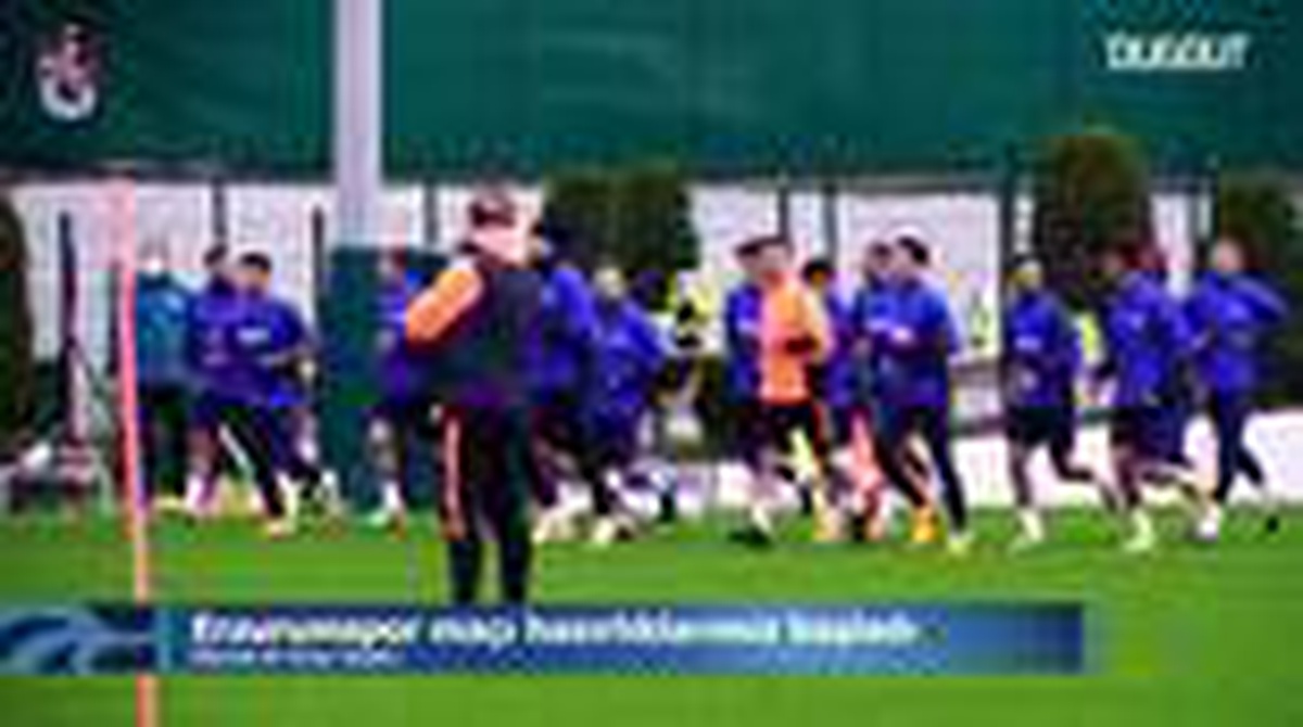 Trabzonspor, Erzurumspor\'a Hazırlanıyor