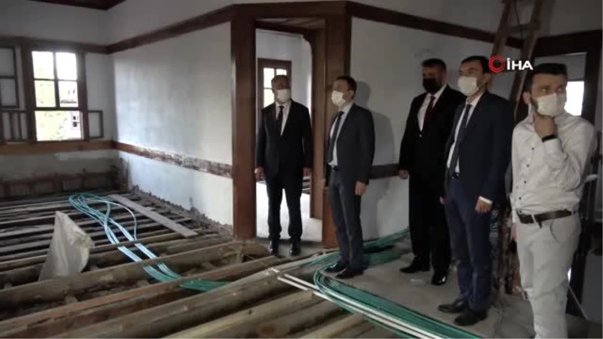 Kurtuluş Mücadelesi\'nde karargah olarak kullanılan konak, yeniden ayağa kaldırılıyor