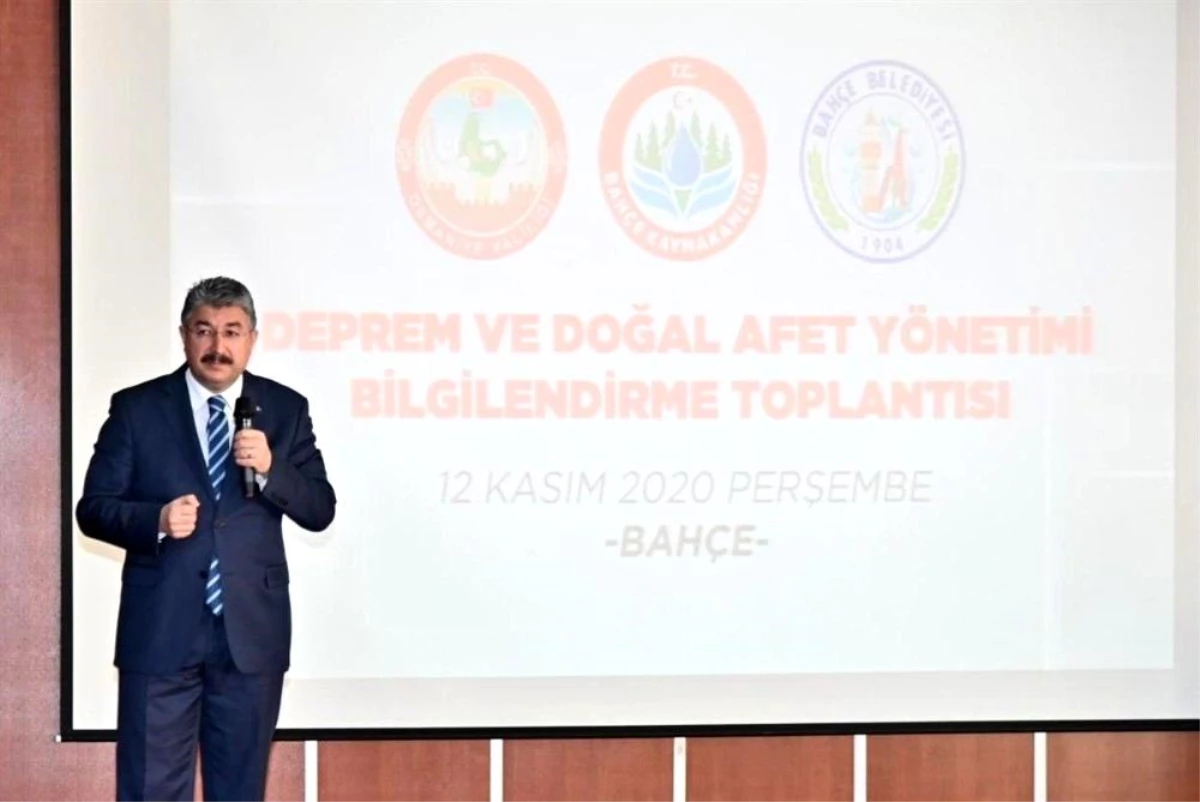 Osmaniye\'de "Deprem ve Doğal Afet Yönetimi" toplantısı