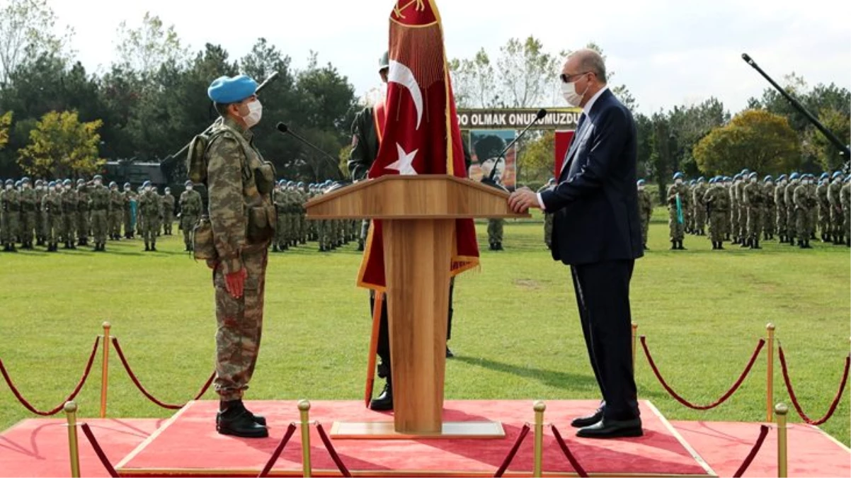 Sancak verme töreninde Cumhurbaşkanı Erdoğan\'ın komandolara yaptığı konuşma tüyleri diken diken etti