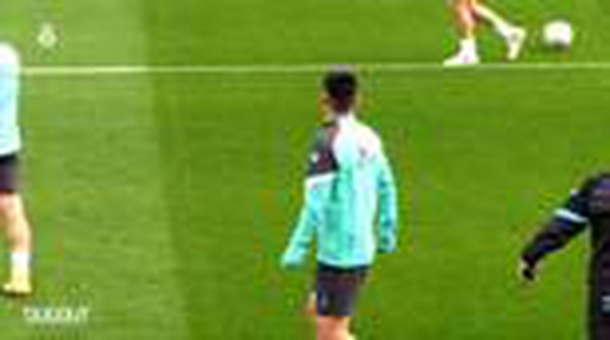 Wu Lei Espanyol Antrenmanında