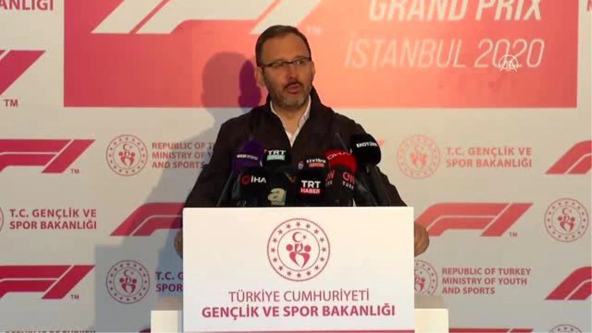 Bakan Kasapoğlu, Formula 1 DHL Türkiye Grand Prix\'sine ilişkin açıklamalarda bulundu (2)