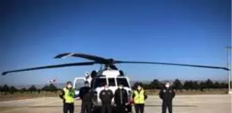 Eskişehir İl Jandarma Komutanlığı helikopterle trafik denetimi yaptı