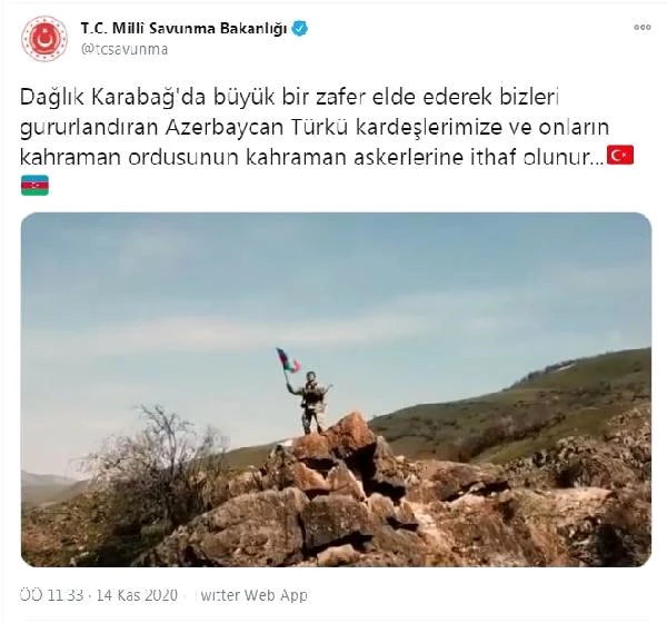 MSB'nin Azerbaycan ordusu için hazırladığı özel video tüyleri diken diken etti