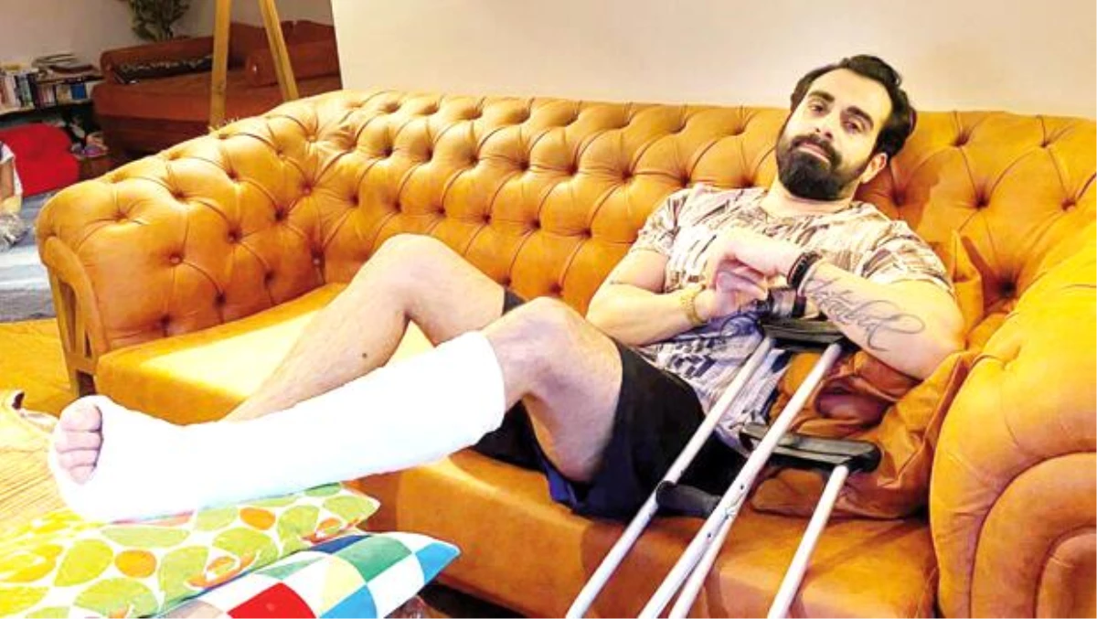 Sette kaza geçiren Gökhan Türkmen, ayağının kırıldığını hastanede öğrendi