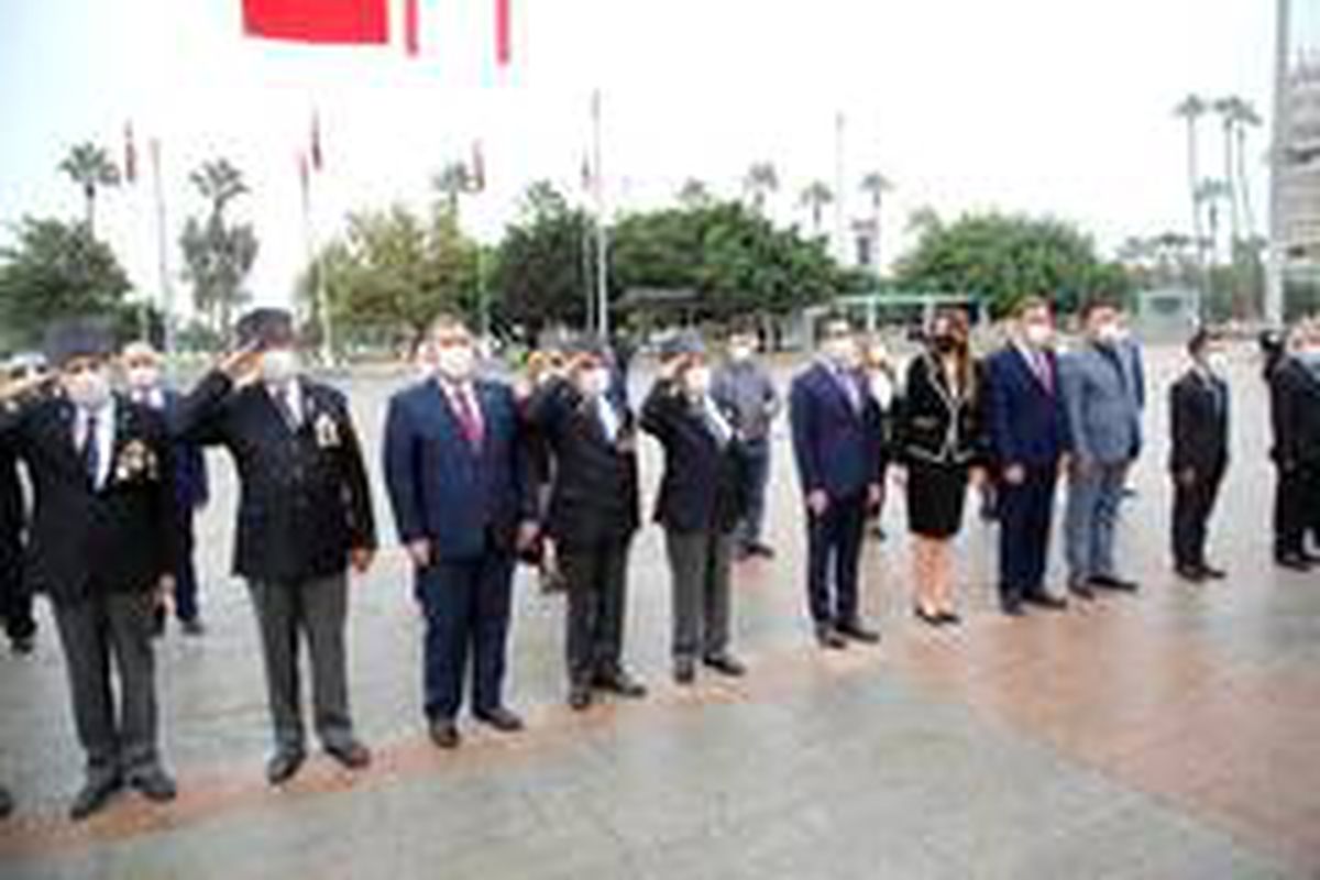 KKTC\'nin 37. kuruluş yıl dönümü Mersin\'de törenle kutlandı