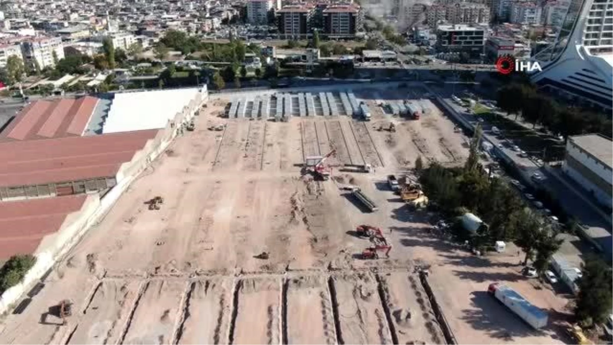 İzmir\'de konteyner kentte çalışmalar hızla sürüyor