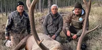 MHP'li eski Belediye Başkanı Mehmet Kula'nın kızıl geyik avı tepki çekti