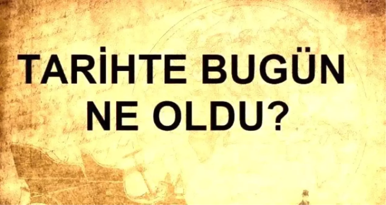 Tarihte bugün ne oldu? 15 Kasım tarihinde ne oldu, kim doğdu, kim öldü, hangi önemli olaylar oldu? İşte, 15 Kasım'da yaşananlar!