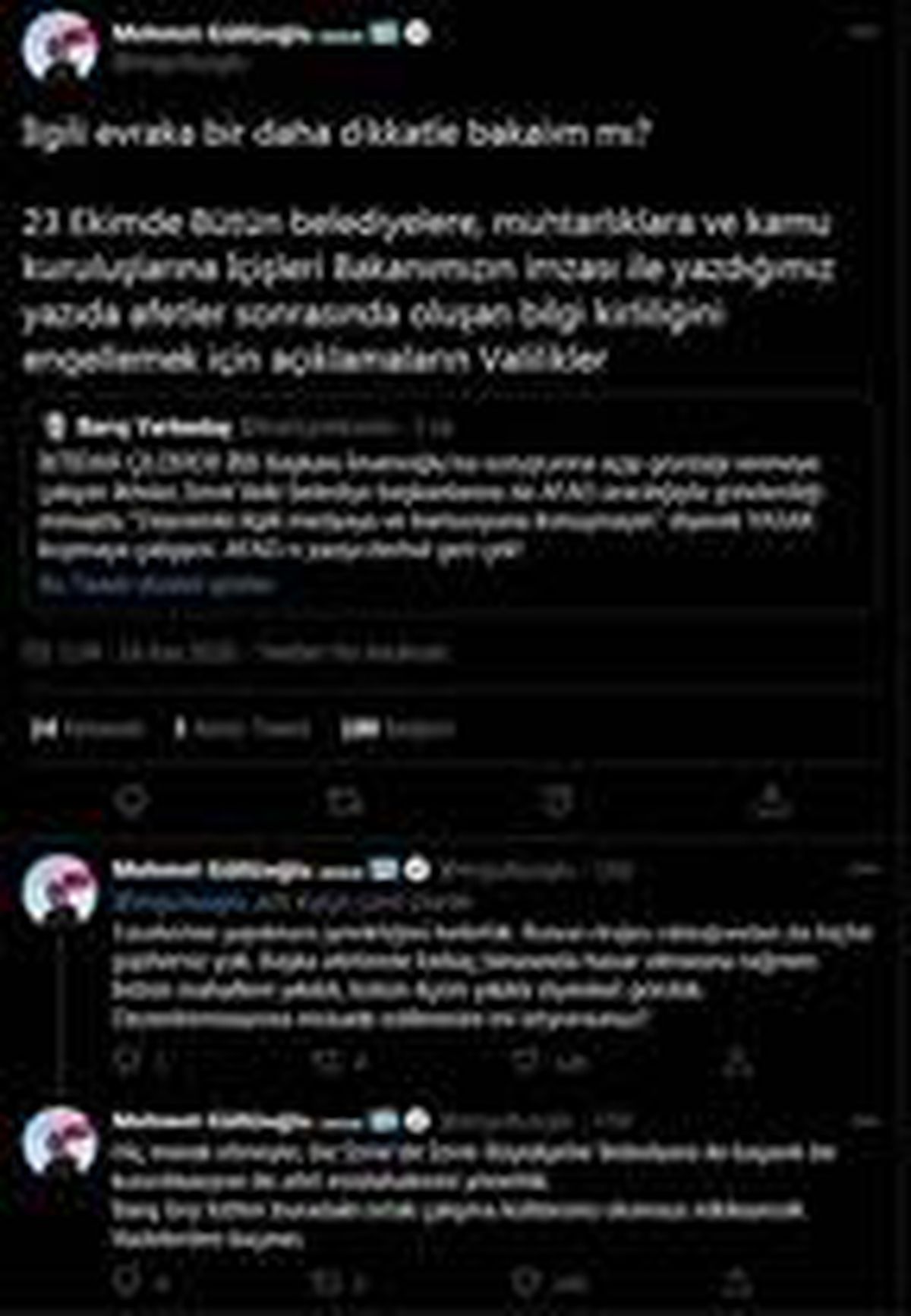 AFAD\'dan, \'Kamuoyunun Bilgilendirilmesi\' başlıklı yazıya ilişkin açıklama: İzmir\'e özel yazılmamıştır