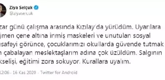 Bakan Selçuk: Salgının yükselişi, eğitimi zora sokuyor