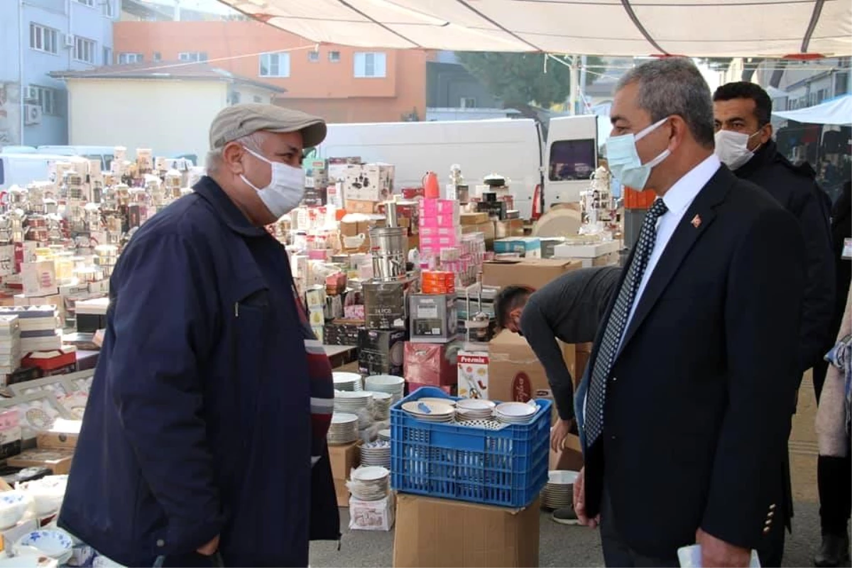 Başkan Kaplan haftaya pazar ziyareti ile başladı