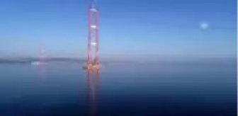 ÇANAKKALE - Çanakkale Köprüsü'nde 'kedi yolu' yapımına başlandı