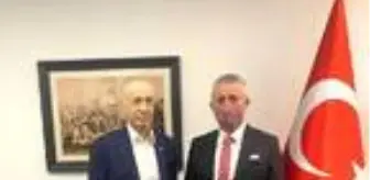 Gümüşhanespor Başkanı Olgun, Galatasaray Başkanı Cengiz'le görüştü