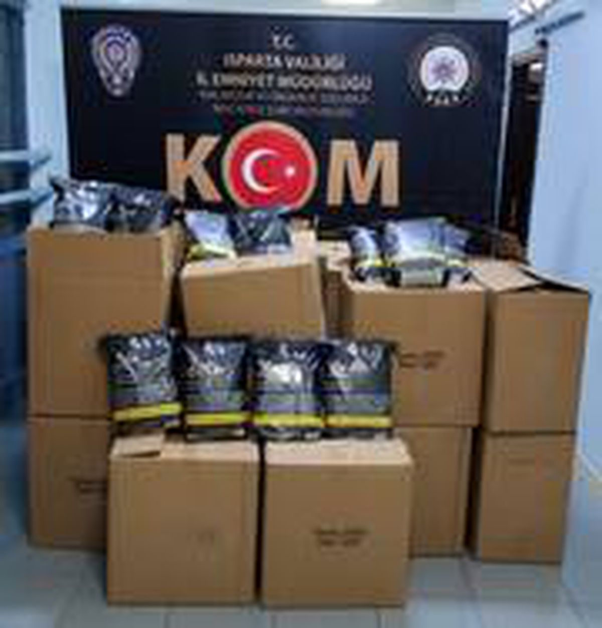 Isparta\'da 386 kilogram kaçak tütün ele geçirildi