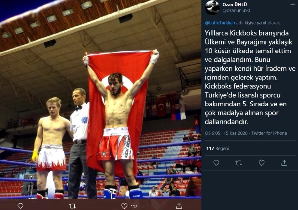 İYİ Parti TBMM Grup Başkanvekili Lütfü Türkkan boks camiasından tepki aldı