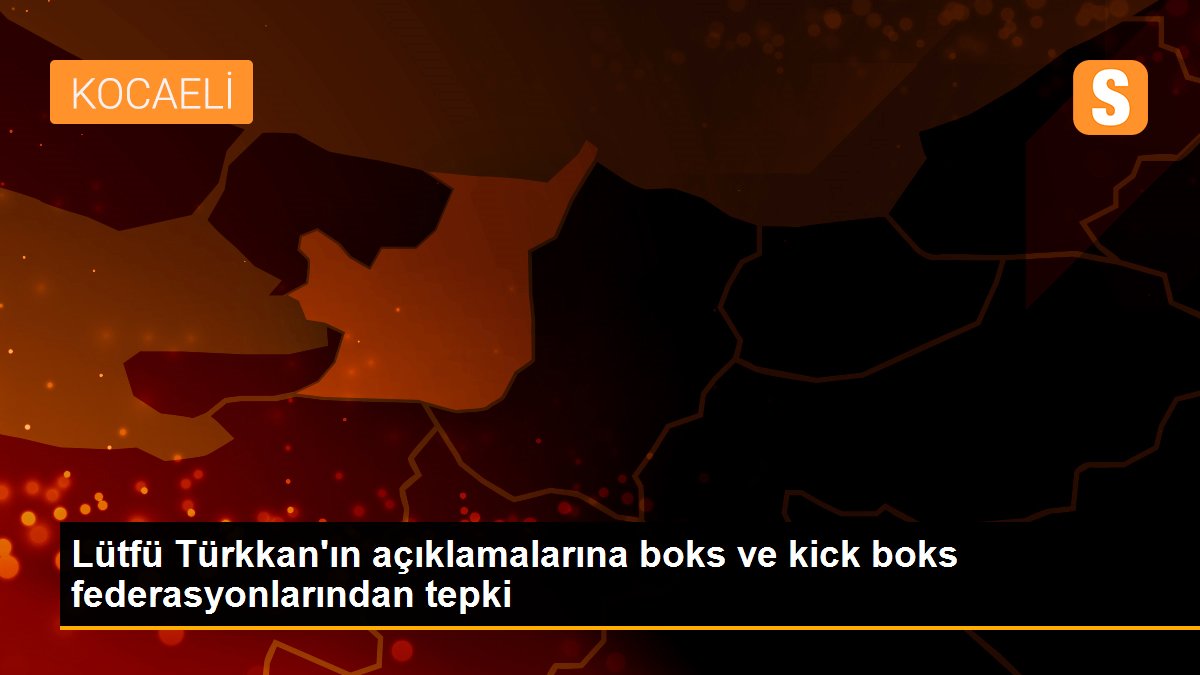 Lütfü Türkkan\'ın açıklamalarına boks ve kick boks federasyonlarından tepki