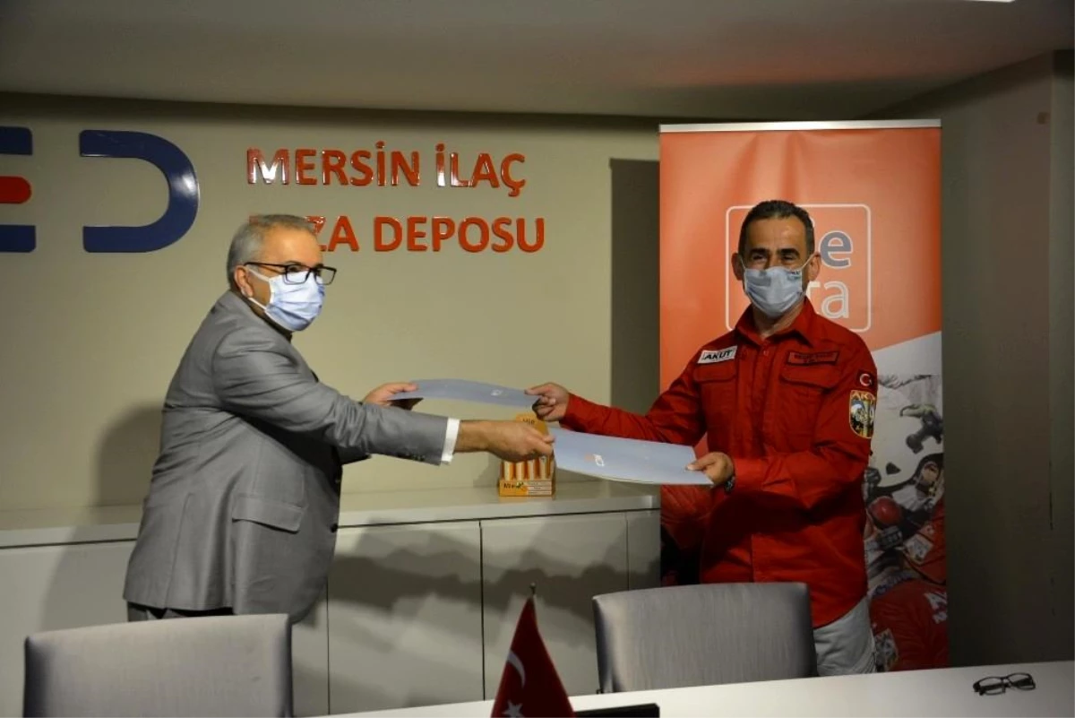 Mersin Ecza Deposu ile AKUT arasında sponsorluk anlaşması imzalandı
