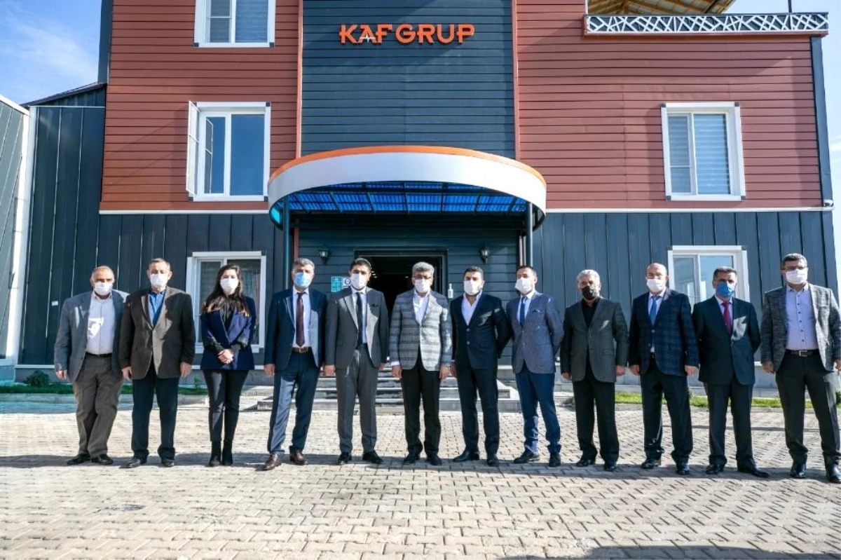 Van Valisi Mehmet Emin Bilmez, Kaf Grup\'u ziyaret etti