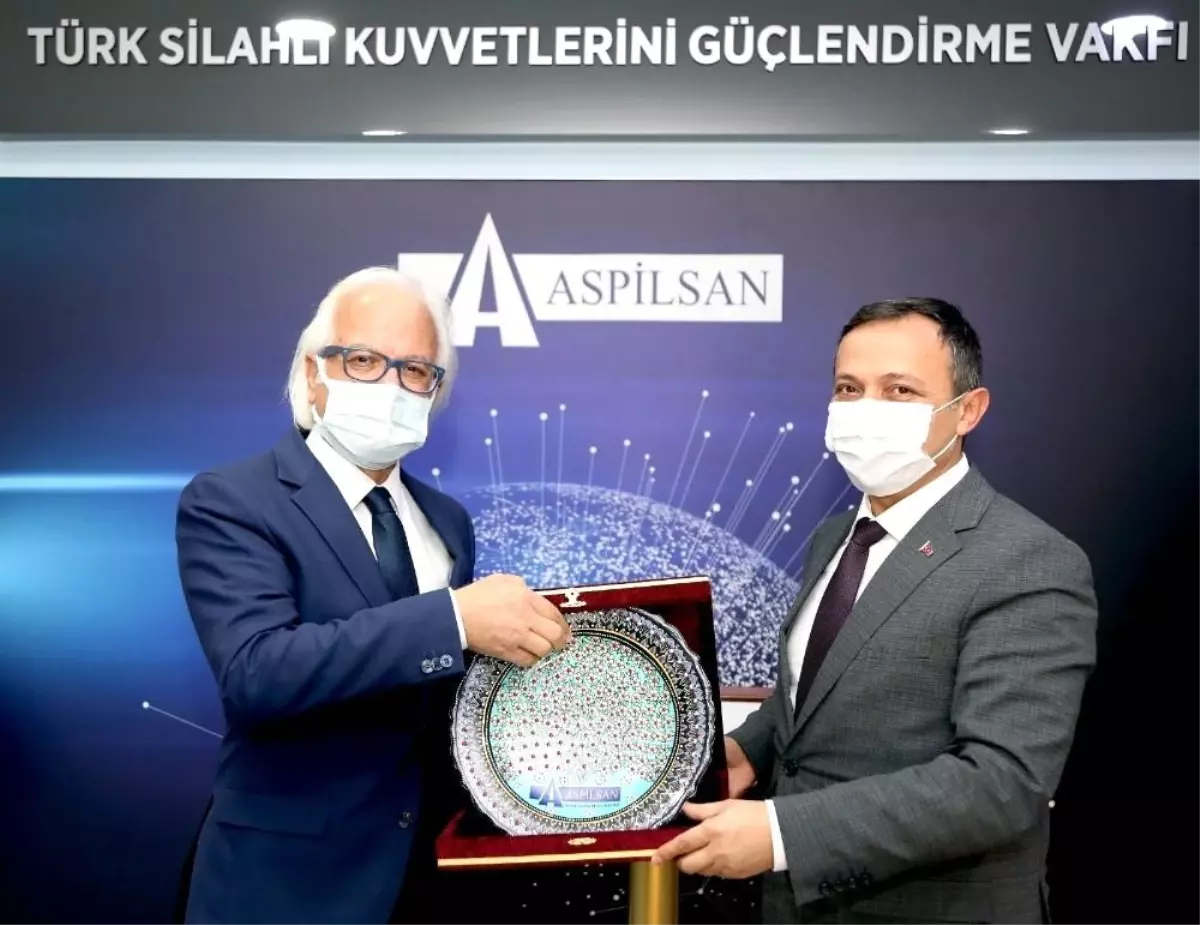 ERÜ Rektörü Çalış, ASPİLSAN\'ı Ziyaret Etti