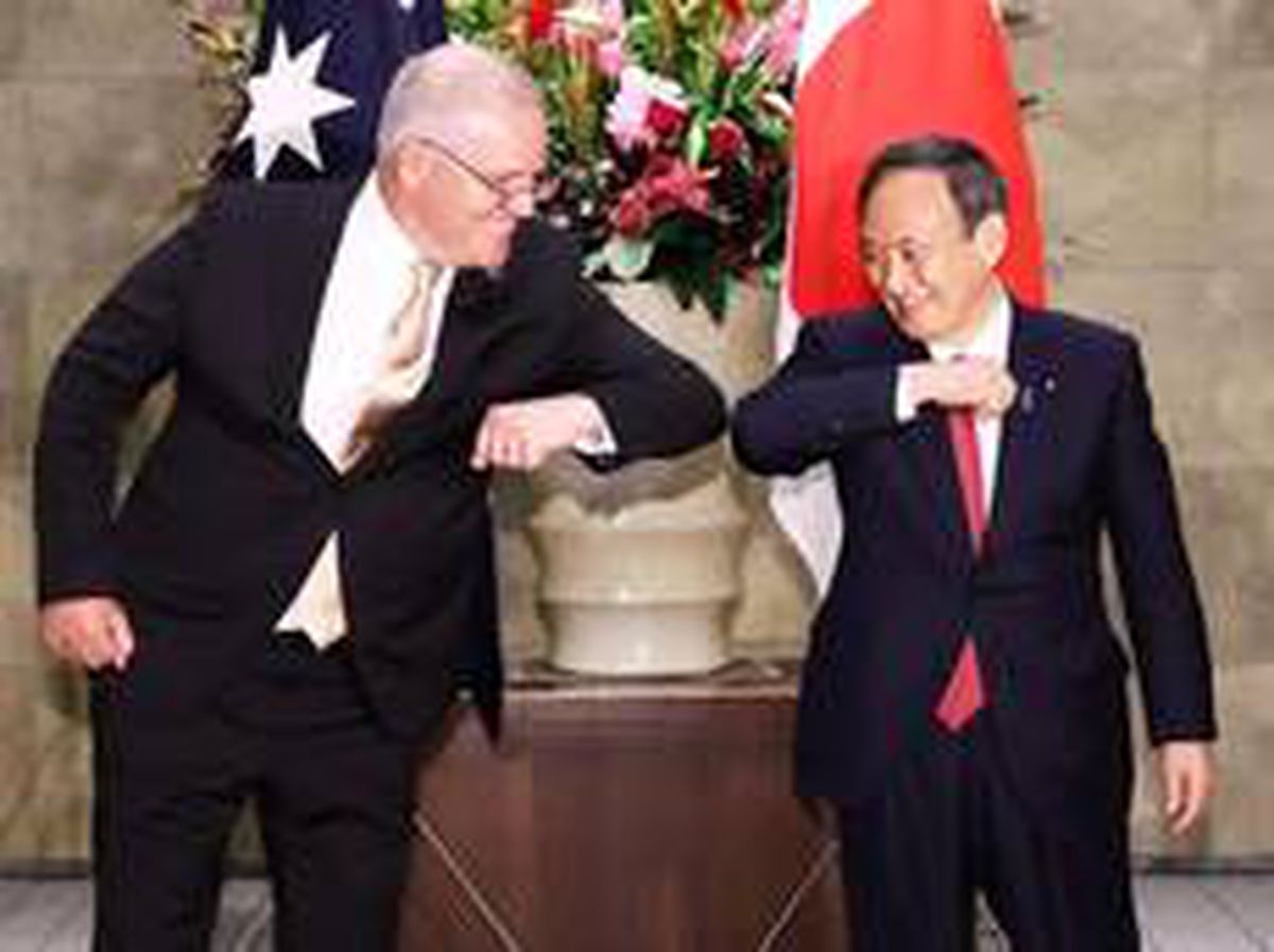 Japonya Başbakanı Suga ve Avustralya Başbakanı Morrison\'dan Tokyo zirvesi