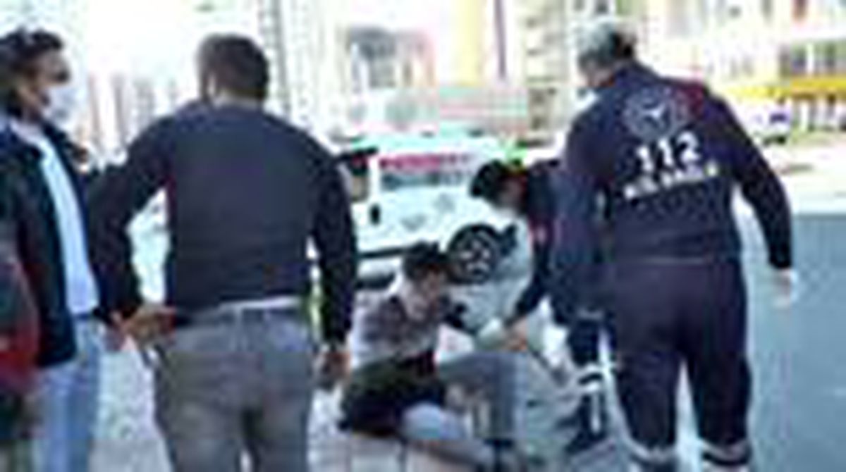 Kazada şoka giren adam gözyaşlarını tutamadı