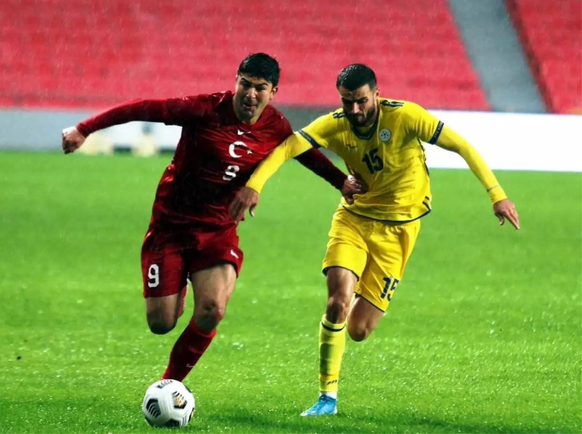 U21 Avrupa Şampiyonası: Türkiye: 2 - Kosova: 0 (İlk yarı)